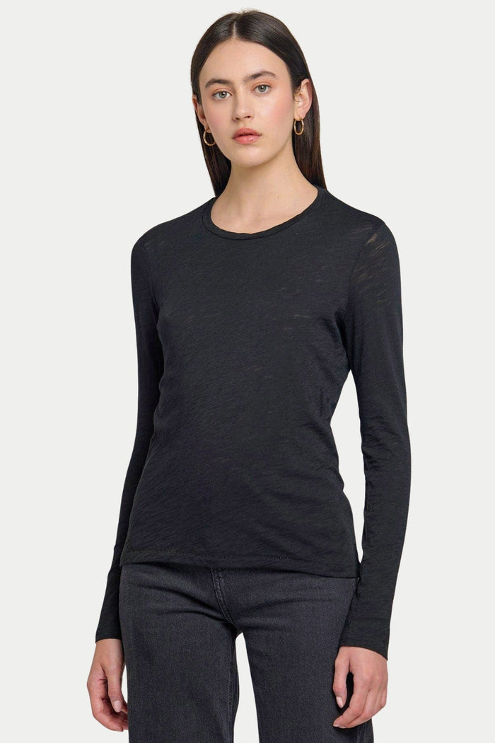 Goldie Signature Slub Long Sleeve Boy Tee available at Barbara Katz