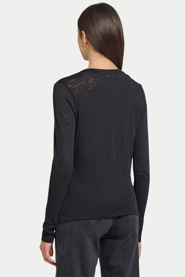 Goldie Signature Slub Long Sleeve Boy Tee available at Barbara Katz