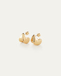 Jenny Bird Small Paige Puff Earrings in Gold available at Barbara Katz