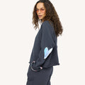 Kerri Rosenthal Studio Sweatshirt in Anthracite available at Barbara Katz