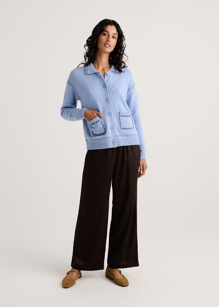 Zaket & Plover Tailored Jacket in Mist available at Barbara Katz