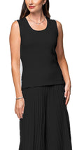 Terry Tank Top, Black - Barbara Katz
