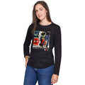 Suzi Roher The Catherine Long Sleeve Tee - Daily Planet Navy available at Barbara Katz
