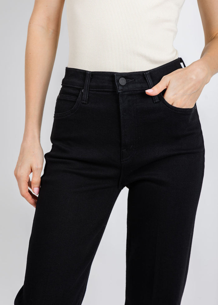 Mother The Kick It Straight Jeans in Nighty Night available at Barbara Katz