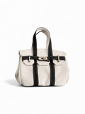 BK Handbags The Luxey Mini Canvas Tote Bag in Black available at Barbara Katz