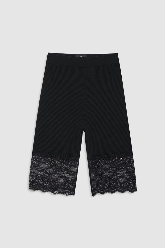 ANINE BING Tina Short - Black - front view
