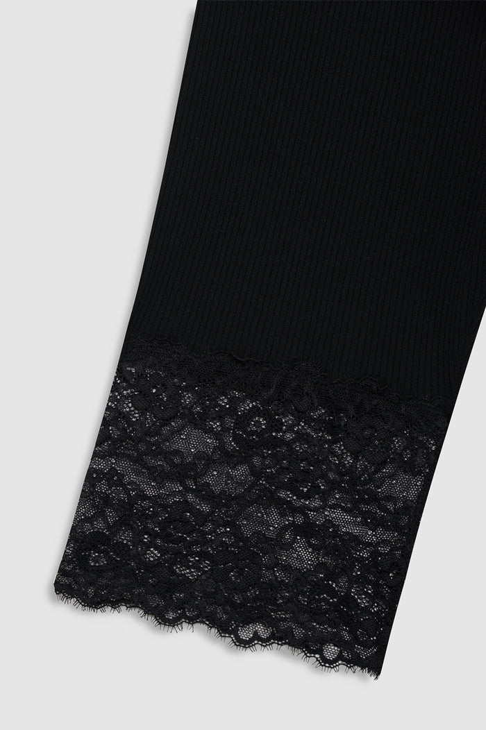 ANINE BING Tina Short - Black - detail view