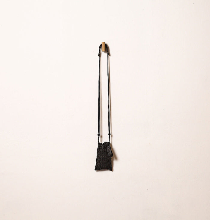 Daniella Lehavi Tokyo Phone Pocket in Black available at Barbara Katz