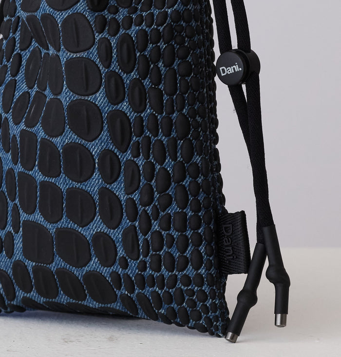 Daniella Lehavi Tokyo Phone Pocket in Denim available at Barbara Katz