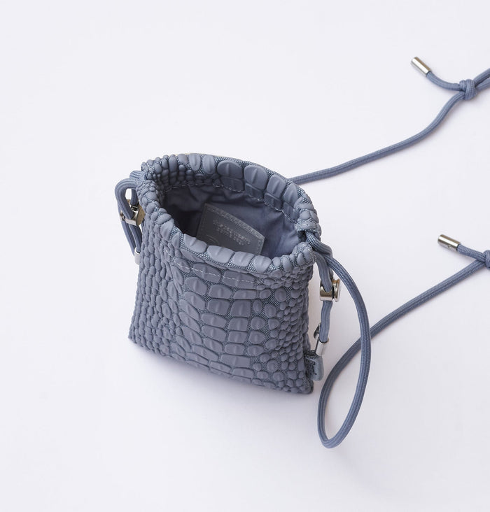 Daniella Lehavi Tokyo Phone Pocket in Light Denim available at Barbara Katz