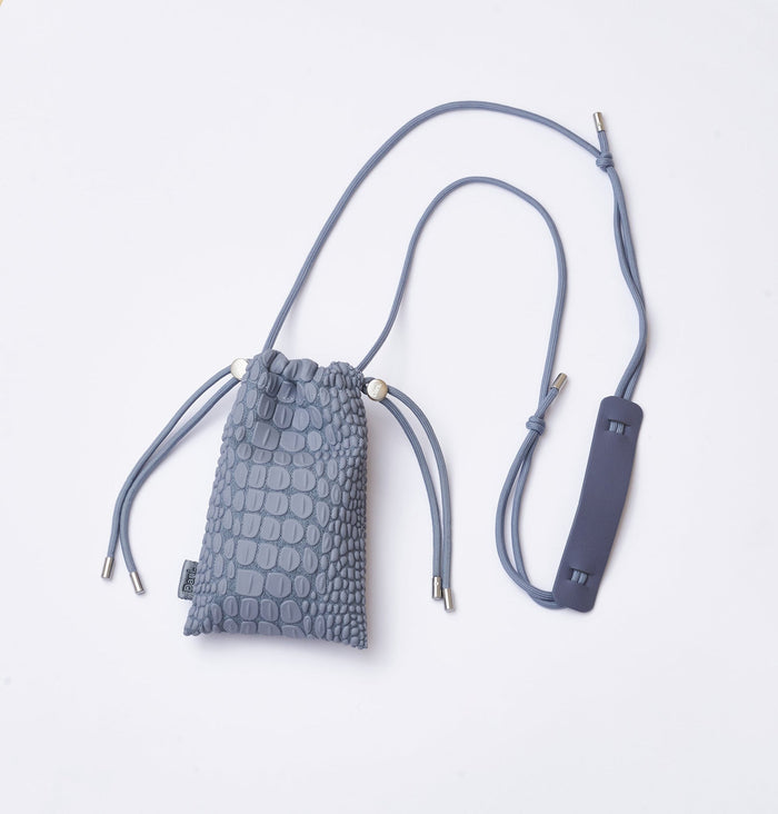 Daniella Lehavi Tokyo Phone Pocket in Light Denim available at Barbara Katz