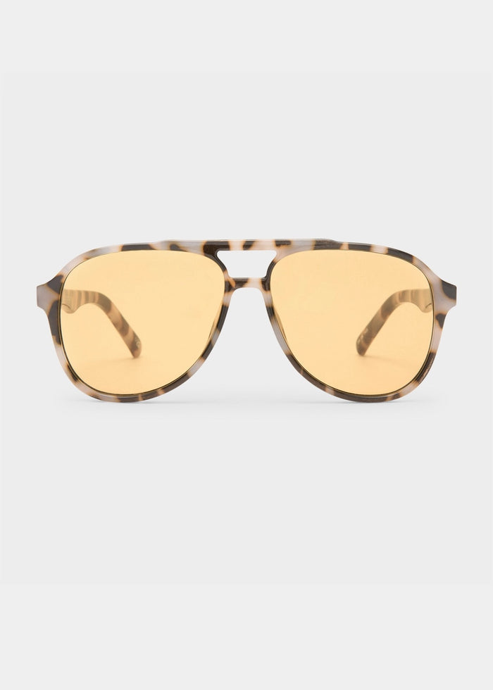 Le Specs Tragic Magic Sunglasses in Cookie Tort available at Barbara Katz