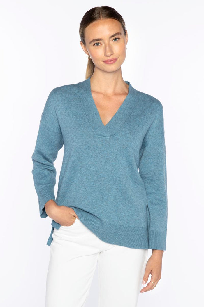 Kinross Travel Vee Sweater available at Barbara Katz