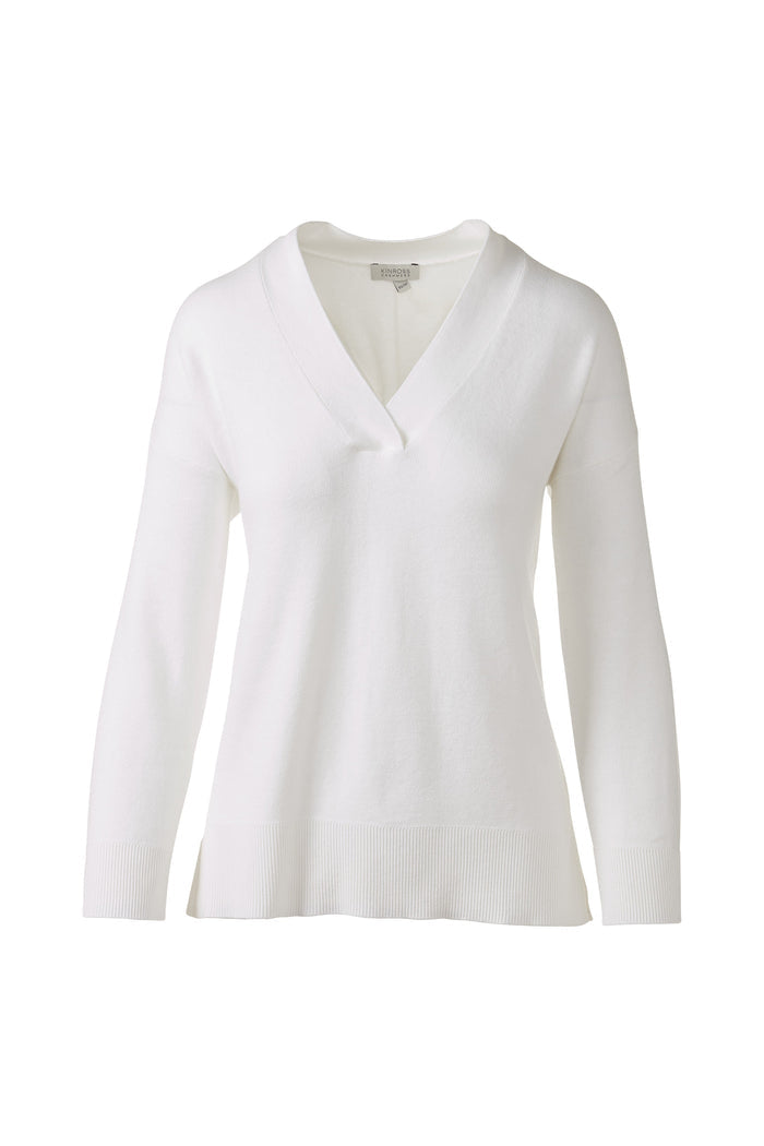 Kinross Travel Vee Sweater available at Barbara Katz