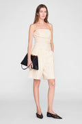 ANINE BING Tyla Top - Cream - on model front