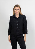 Olivia by Habitat Urban Petal Jacket in Black available at Barbara Katz