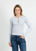 Citizens of Humanity Varra Henley Top in Pindary available at Barbara Katz