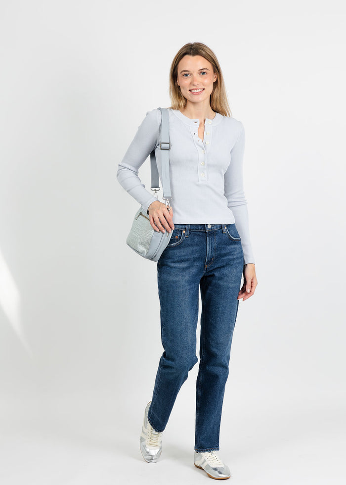 Citizens of Humanity Varra Henley Top in Pindary available at Barbara Katz