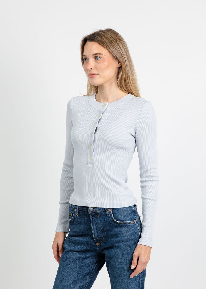 Citizens of Humanity Varra Henley Top in Pindary available at Barbara Katz