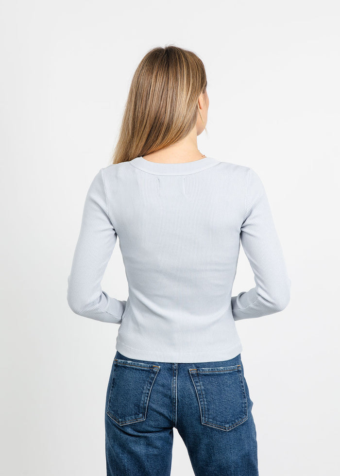 Citizens of Humanity Varra Henley Top in Pindary available at Barbara Katz
