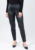 Vegan Leather Candy Pants - Black