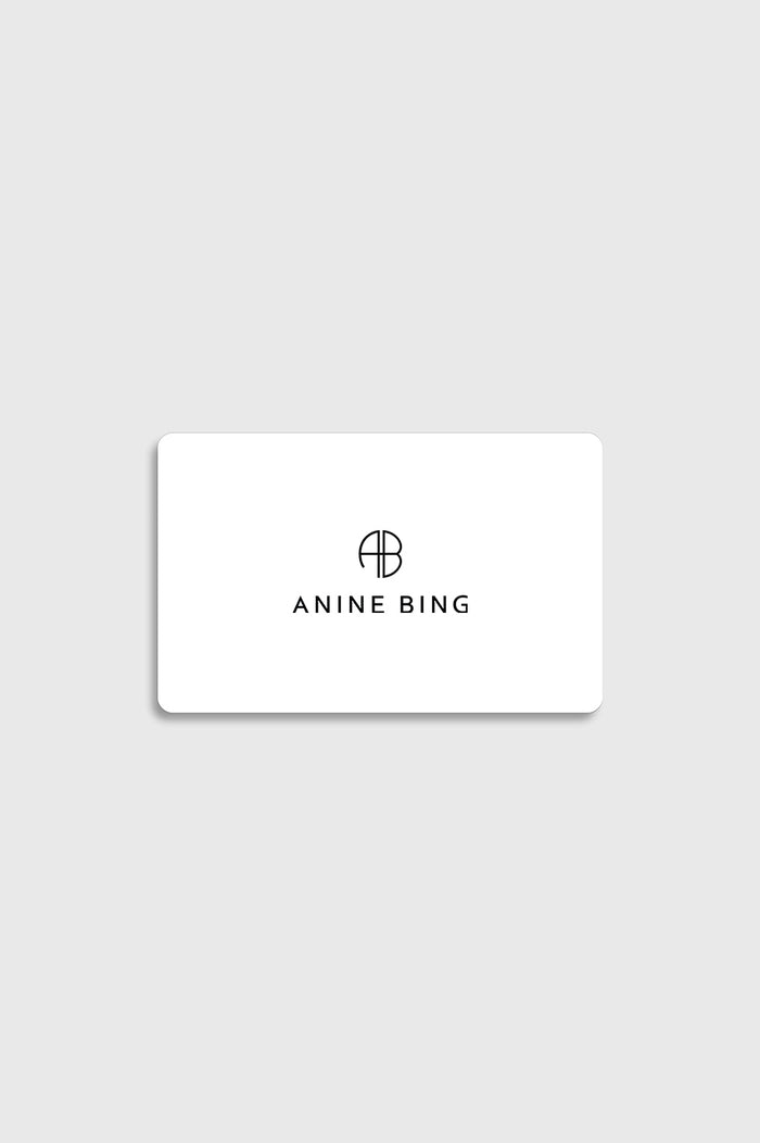 A virtual gift card with the ANINE BING brand logo.
