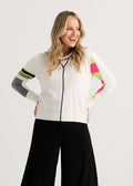 Zaket & Plover Weekend Ease Sweater in White available at Barbara Katz
