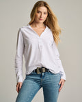 Lisa Todd Whipster Sweater in White available at Barbara Katz