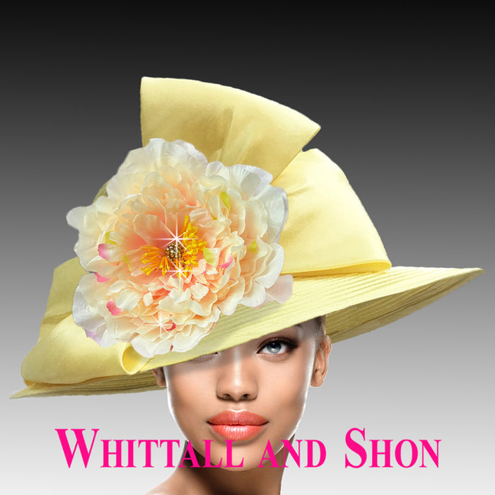 Whittall & Shon "Belmonde" Flower Hat 1813