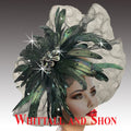 Whittall & Shon "Mandarin" Feather Fascinator FA3200