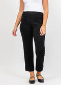 Olivia by Habitat Wild at Heart Kick Flare Pant in Black available at Barbara Katz