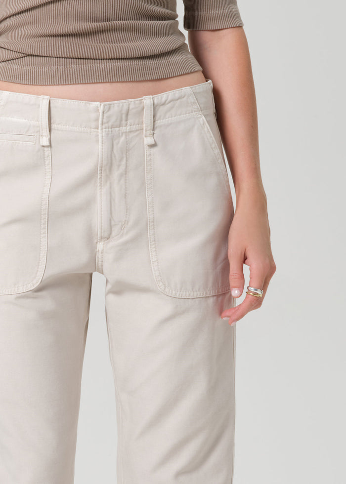 Citizens of Humanity Winslow Utility Pants in Pale Stone available at Barbara Katz
