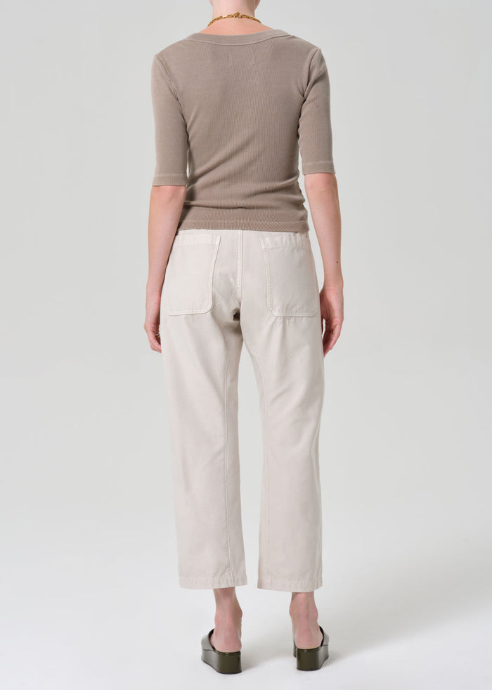 Citizens of Humanity Winslow Utility Pants in Pale Stone available at Barbara Katz