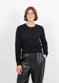 Colorush Womad Little Crew Sweater in Black available at Barbara Katz