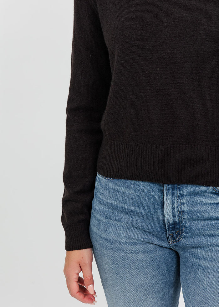 Colorush Womad Little Crew Sweater in Coco Loco available at Barbara Katz