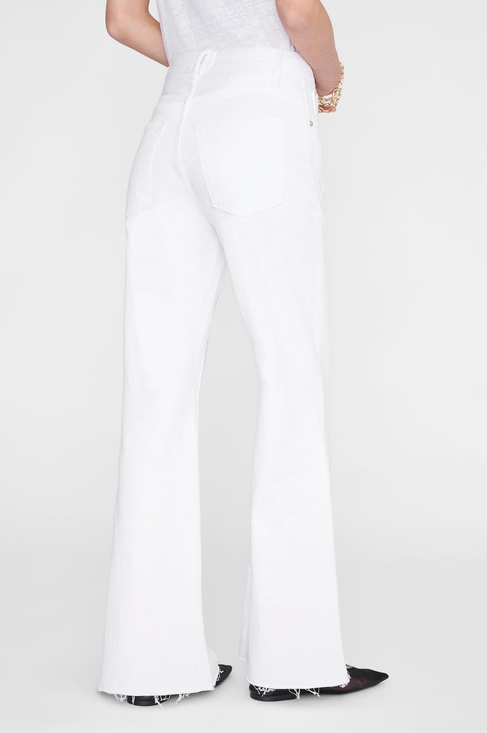 ANINE BING Wyatt Jean - White - on model back detail