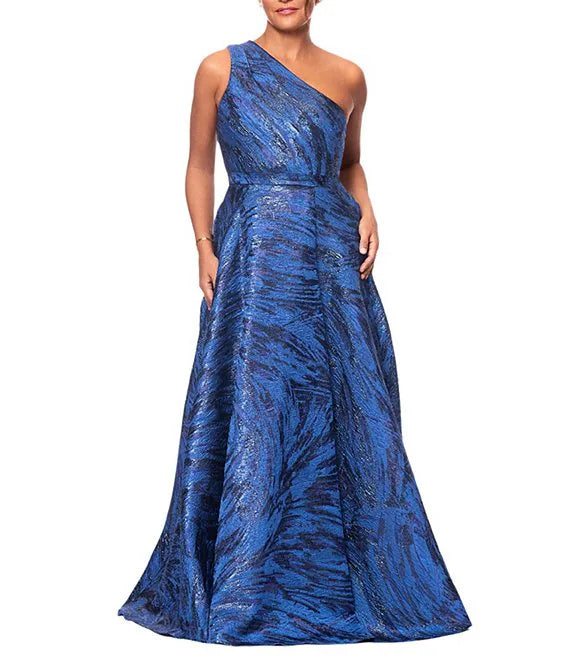 Xscape Evenings Brocade Sleeveless Dress 6742X
