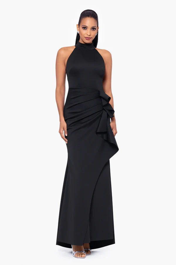 Xscape Evenings "Eden" Mock Neck Dress 6761X