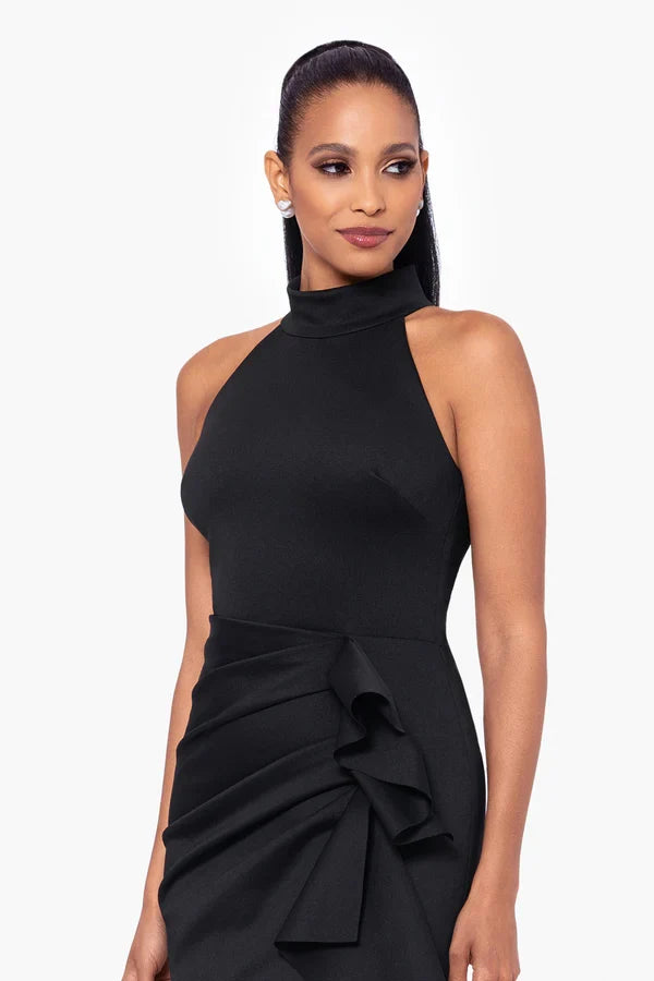 Xscape Evenings "Eden" Mock Neck Dress 6761X