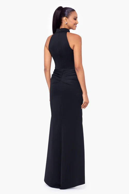 Xscape Evenings "Eden" Mock Neck Dress 6761X