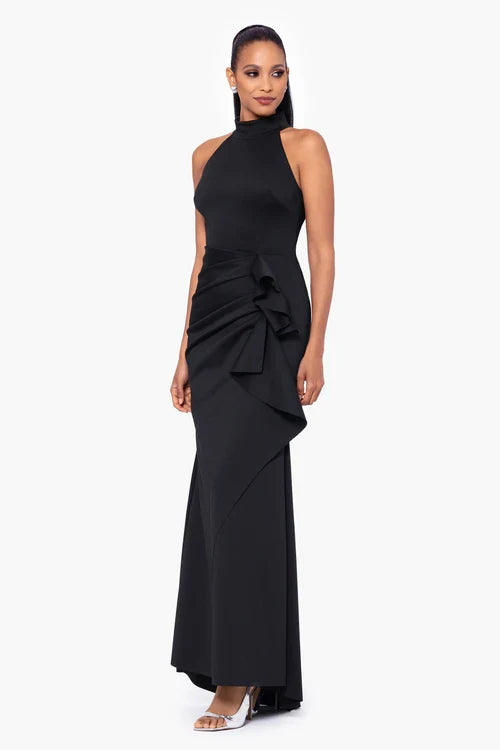 Xscape Evenings "Eden" Mock Neck Dress 6761X