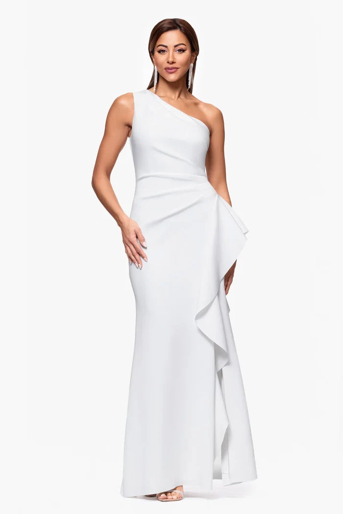 Xscape Evenings "Flo" One Shoulder Gown 6620X