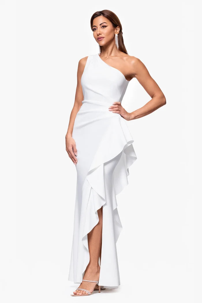 Xscape Evenings "Flo" One Shoulder Gown 6620X
