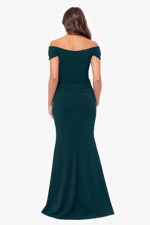 Xscape Evenings "May" Midi Asymmetrical Dress 6344X