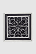 ANINE BING York Scarf Ab - Black - front view