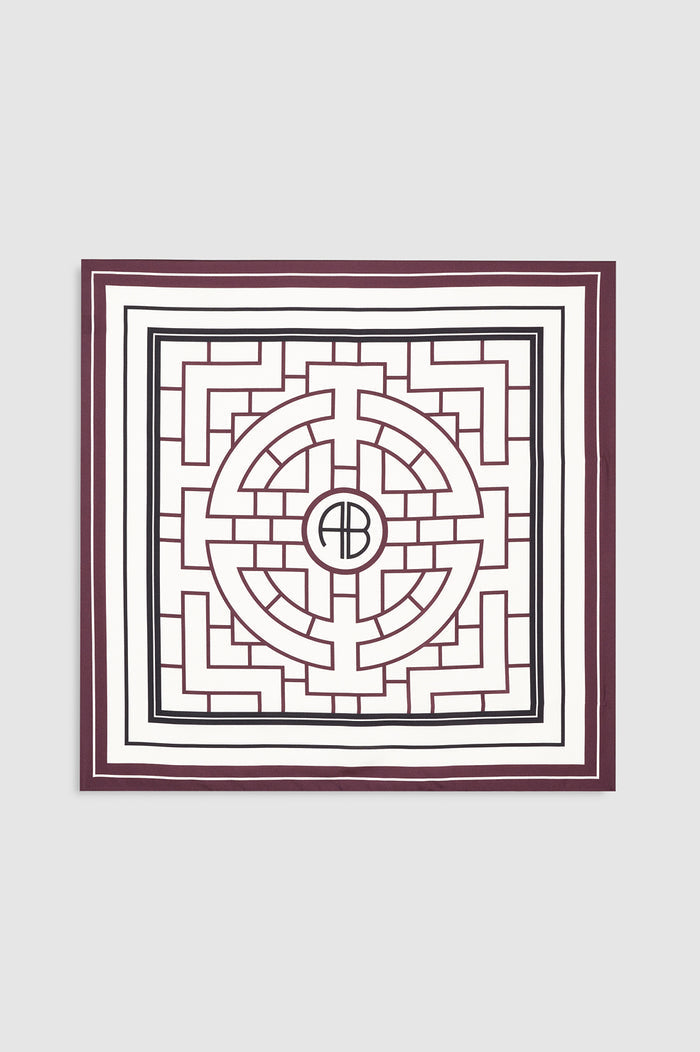 ANINE BING York Scarf Ab - Fig - front view